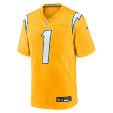 Quentin Johnston Los Angeles Chargers Nike Alternate Charger Power Game Player Jersey Gold Quentin Johnston Los Angeles Chargers Nike Alternate Charger Power Game Player Jersey Gold