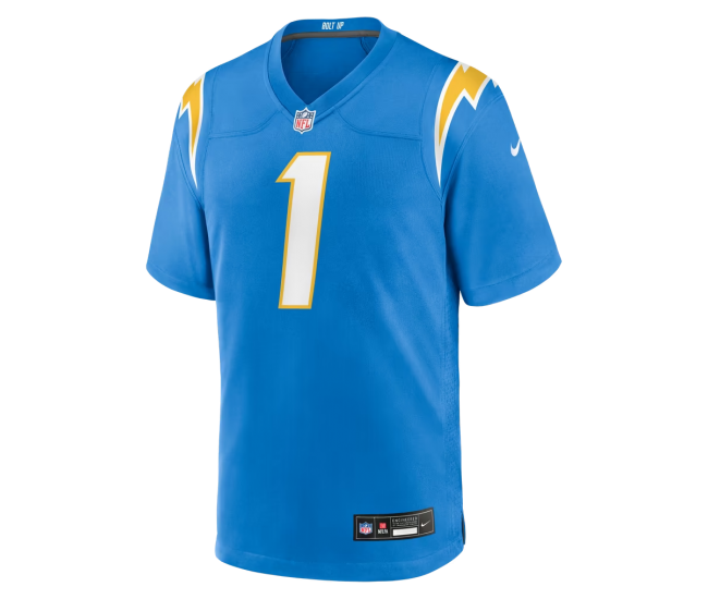 Quentin Johnston Los Angeles Chargers Nike Game Player Jersey Powder Blue