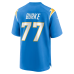 Travis Burke Los Angeles Chargers Nike Team Game Jersey Powder Blue