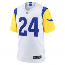 Blake Corum Los Angeles Rams Nike Game Jersey White Blake Corum Los Angeles Rams Nike Game Jersey White