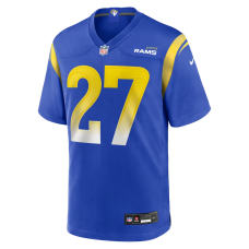 Jarquez Hunter Los Angeles Rams Nike Team Game Jersey Royal Jarquez Hunter Los Angeles Rams Nike Team Game Jersey Royal