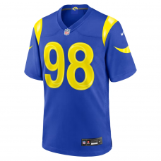 Jaxson Moi Los Angeles Rams Nike Game Jersey Royal Jaxson Moi Los Angeles Rams Nike Game Jersey Royal