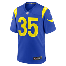 Jaylen Watson Los Angeles Rams Nike Team Game Jersey Royal Jaylen Watson Los Angeles Rams Nike Team Game Jersey Royal