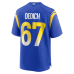 Justin Dedich Los Angeles Rams Nike Game Jersey Royal