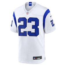 Kyren Williams Los Angeles Rams Nike Fearsome White Game Jersey Kyren Williams Los Angeles Rams Nike Fearsome White Game Jersey