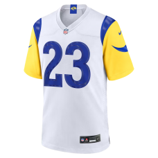 Kyren Williams Los Angeles Rams Nike White Game Player Jersey White Kyren Williams Los Angeles Rams Nike White Game Player Jersey White