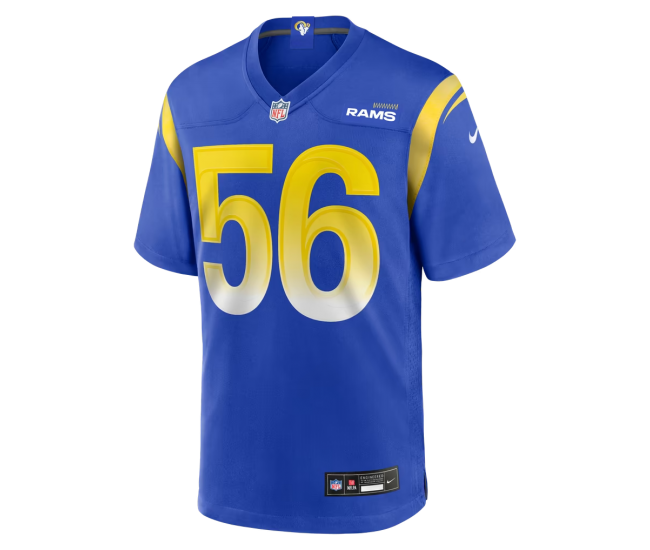 London Fletcher Los Angeles Rams Nike Game Retired Player Jersey Royal
