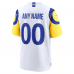 Los Angeles Rams Nike Custom Game Jersey White