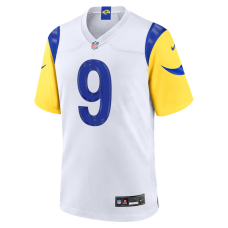 Matthew Stafford Los Angeles Rams Nike White Game Player Jersey White Matthew Stafford Los Angeles Rams Nike White Game Player Jersey White