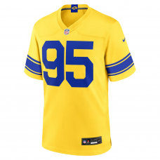 Myles Garrett Los Angeles Rams Nike Classic Sol Game Jersey Myles Garrett Los Angeles Rams Nike Classic Sol Game Jersey