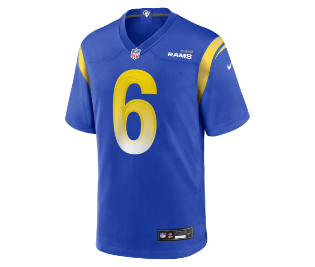 Nick Hampton Los Angeles Rams Nike Team Game Jersey Royal