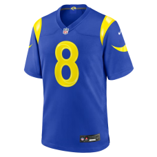 Tutu Atwell Los Angeles Rams Nike Team Game Jersey Royal Tutu Atwell Los Angeles Rams Nike Team Game Jersey Royal