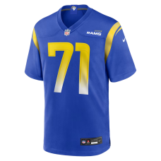 Warren McClendon Jr. Los Angeles Rams Nike Team Game Jersey Royal Warren McClendon Jr. Los Angeles Rams Nike Team Game Jersey Royal