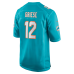 Bob Griese Miami Dolphins Nike Game Retired Player Jersey Aqua