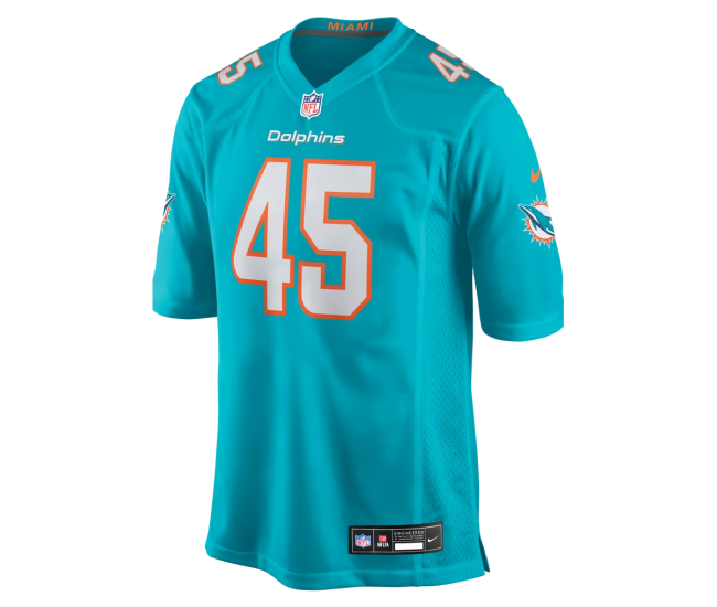 Cal Adomitis Miami Dolphins Nike Team Game Jersey Aqua