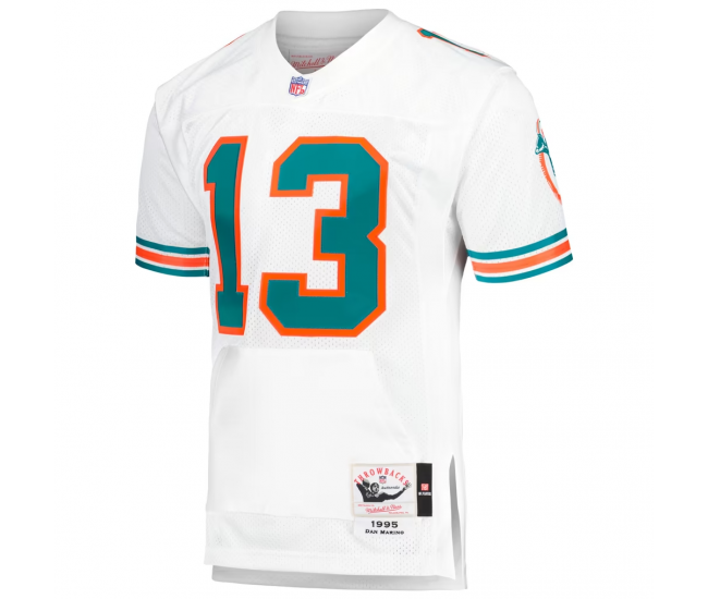 Dan Marino Miami Dolphins 1995 Mitchell & Ness Authentic Throwback Retired Player Pocket Jersey White