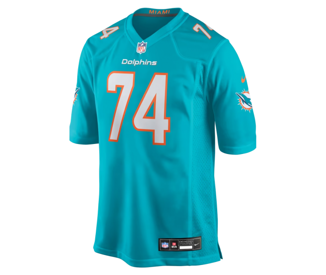 Kadyn Proctor Miami Dolphins Nike Game Jersey Aqua