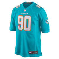Kenneth Grant Miami Dolphins Nike Team Game Jersey Aqua