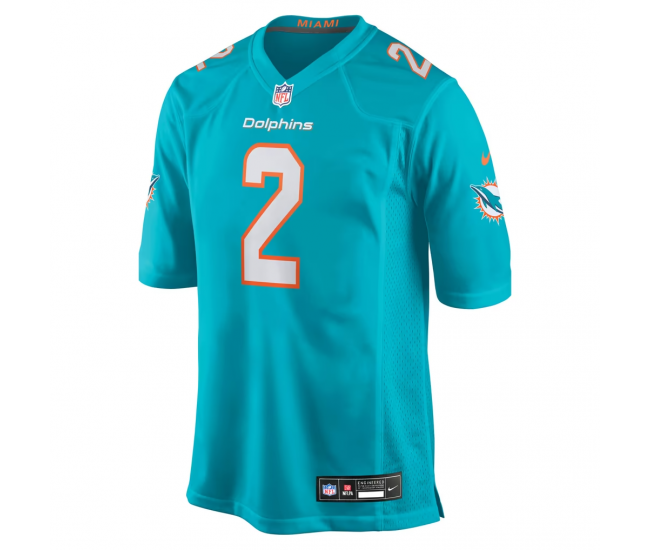 Malik Willis Miami Dolphins Nike Game Jersey Aqua