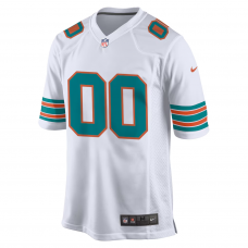Miami Dolphins Nike Alternate Custom Game Jersey White Miami Dolphins Nike Alternate Custom Game Jersey White