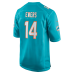 Quinn Ewers Miami Dolphins Nike Team Game Jersey Aqua