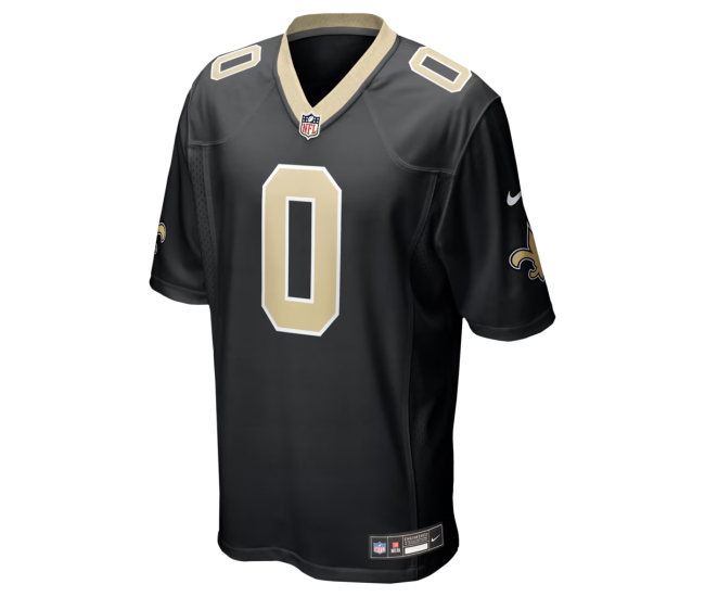 Jordyn Tyson New Orleans Saints Nike 2026 NFL Draft First Round Pick No. 8 Team Game Jersey Black