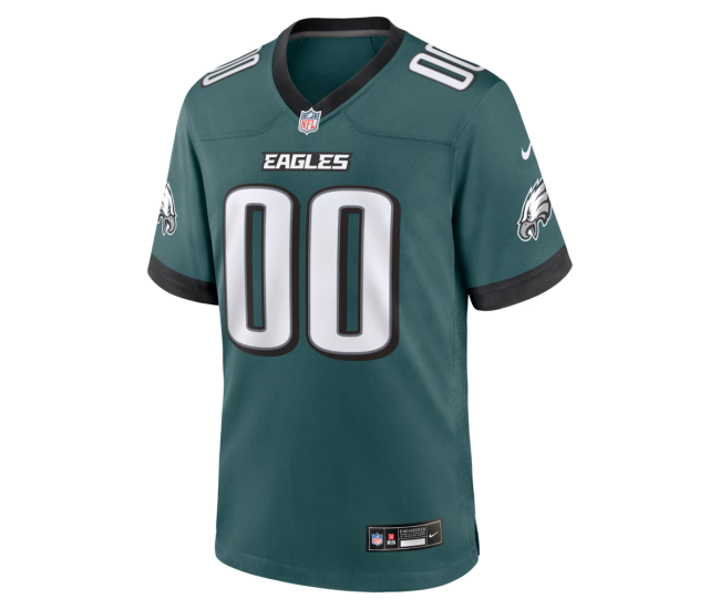 Philadelphia Eagles Nike Team Custom Game Jersey Midnight Green
