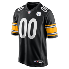 Pittsburgh Steelers Nike Custom Game Jersey Black Pittsburgh Steelers Nike Custom Game Jersey Black