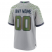 Seattle Seahawks Nike 2025 Rivalries Collection Custom Game Jersey Wolf Gray