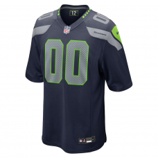 Seattle Seahawks Nike Custom Game Jersey College Navy Seattle Seahawks Nike Custom Game Jersey College Navy