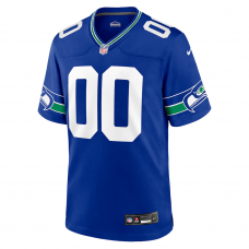 Seattle Seahawks Nike Throwback Custom Jersey Royal Seattle Seahawks Nike Throwback Custom Jersey Royal