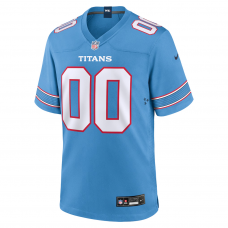 Tennessee Titans Nike Game Custom Jersey Light Blue Tennessee Titans Nike Game Custom Jersey Light Blue