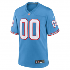 Tennessee Titans Nike Oilers Throwback Custom Game Jersey Light Blue Tennessee Titans Nike Oilers Throwback Custom Game Jersey Light Blue