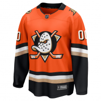 Anaheim Ducks Fanatics Home Breakaway Custom Jersey Orange