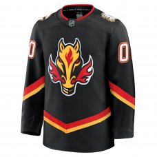 Calgary Flames Fanatics Alternate Premium Custom Jersey Black Calgary Flames Fanatics Alternate Premium Custom Jersey Black