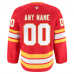 Calgary Flames Fanatics Home Authentic Pro Custom Jersey Red