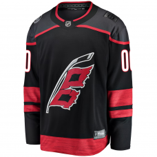 Carolina Hurricanes Fanatics Home Breakaway Custom Jersey Black Carolina Hurricanes Fanatics Home Breakaway Custom Jersey Black