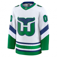 Carolina Hurricanes Fanatics Throwback Premium Custom Jersey White