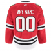 Chicago Blackhawks Fanatics Home Authentic Pro Custom Jersey Red