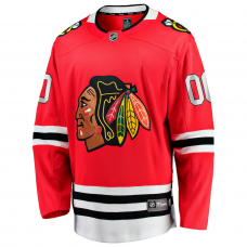 Chicago Blackhawks Fanatics Home Breakaway Custom Jersey Red Chicago Blackhawks Fanatics Home Breakaway Custom Jersey Red