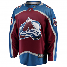 Colorado Avalanche Fanatics Home Breakaway Custom Jersey Maroon