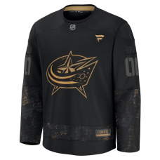Columbus Blue Jackets Fanatics 2024 Military Appreciation Custom Practice Jersey Black Columbus Blue Jackets Fanatics 2024 Military Appreciation Custom Practice Jersey Black