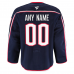 Columbus Blue Jackets Fanatics Home Authentic Pro Custom Jersey Navy