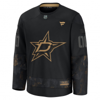 Dallas Stars Fanatics 2024 Military Appreciation Custom Practice Jersey Black