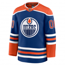 Edmonton Oilers Fanatics Home Premium Custom Jersey Royal