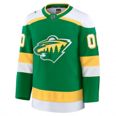 Minnesota Wild Fanatics Alternate Premium Custom Jersey Green Minnesota Wild Fanatics Alternate Premium Custom Jersey Green