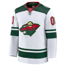 Minnesota Wild Fanatics Away Premium Custom Jersey White Minnesota Wild Fanatics Away Premium Custom Jersey White