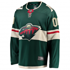 Minnesota Wild Fanatics Home Breakaway Custom Jersey Green Minnesota Wild Fanatics Home Breakaway Custom Jersey Green