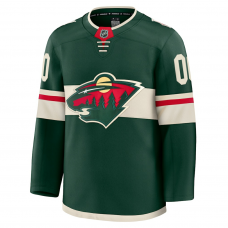 Minnesota Wild Fanatics Home Premium Custom Jersey Green Minnesota Wild Fanatics Home Premium Custom Jersey Green