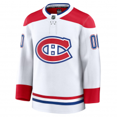 Montreal Canadiens Fanatics Away Premium Custom Jersey White Montreal Canadiens Fanatics Away Premium Custom Jersey White